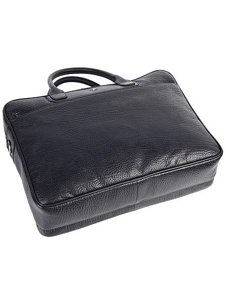Кожаный портфель-сумка Narvin 9767-Bridge Black Vasheron, Артикул: 9767-Bridge Black фото №1
