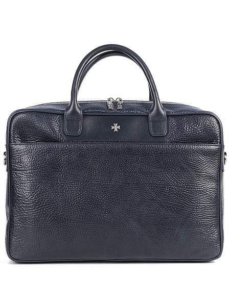 Кожаный портфель-сумка Narvin 9767-Bridge D.Blue Vasheron, Артикул: 9767-Bridge D.Blue фото №1
