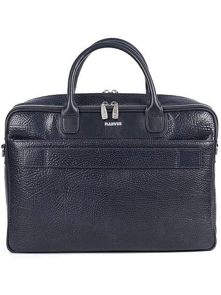 Кожаный портфель-сумка Narvin 9767-Bridge D.Blue Vasheron, Артикул: 9767-Bridge D.Blue фото №1