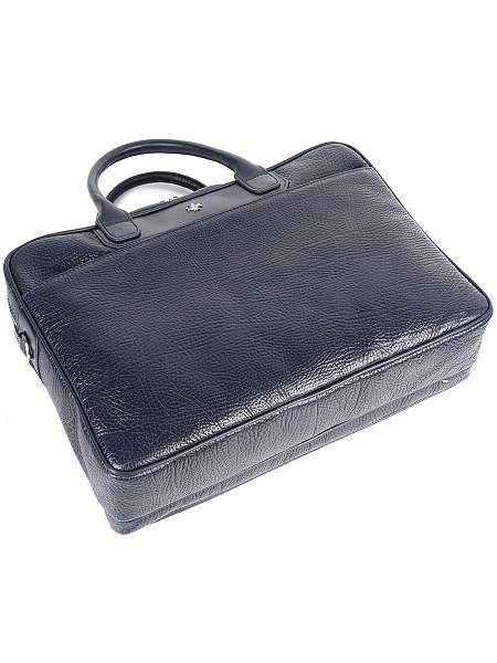 Кожаный портфель-сумка Narvin 9767-Bridge D.Blue Vasheron, Артикул: 9767-Bridge D.Blue фото №1