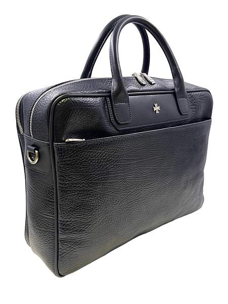 Кожаный портфель-сумка Narvin 9767-Bridge D.Blue Vasheron, Артикул: 9767-Bridge D.Blue фото №1