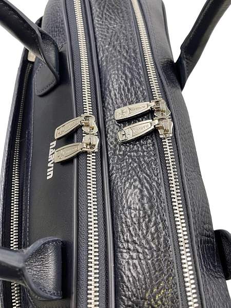 Кожаный портфель-сумка Narvin 9767-Bridge D.Blue Vasheron, Артикул: 9767-Bridge D.Blue фото №1