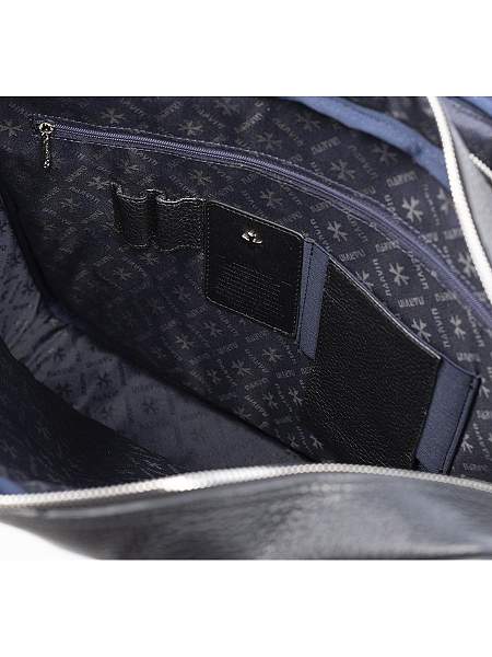 Кожаный портфель-сумка Narvin 9767-Polo Black Vasheron, Артикул: 9767-Polo Black фото №1