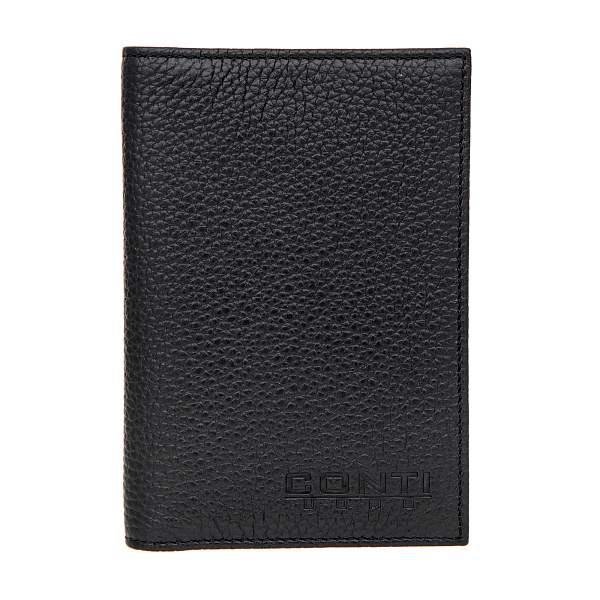 Обложка для паспорта Conti UOMO черный Conti Uomo 706192 black Conti Uomo, Артикул: 706192 black фото №1