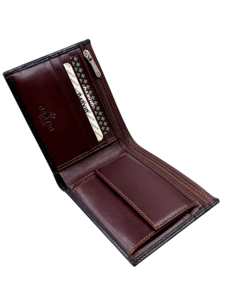 Портмоне NARVIN из натуральной кожи 9692-Vegetta Black Vasheron, Артикул: 9692-Vegetta Black фото №1