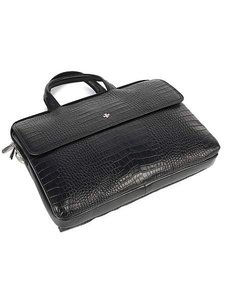 Сумка-Портфель NarVin 9759-Aligro Black из натуральной кожи Vasheron, Артикул: 9759-Aligro Black фото №1