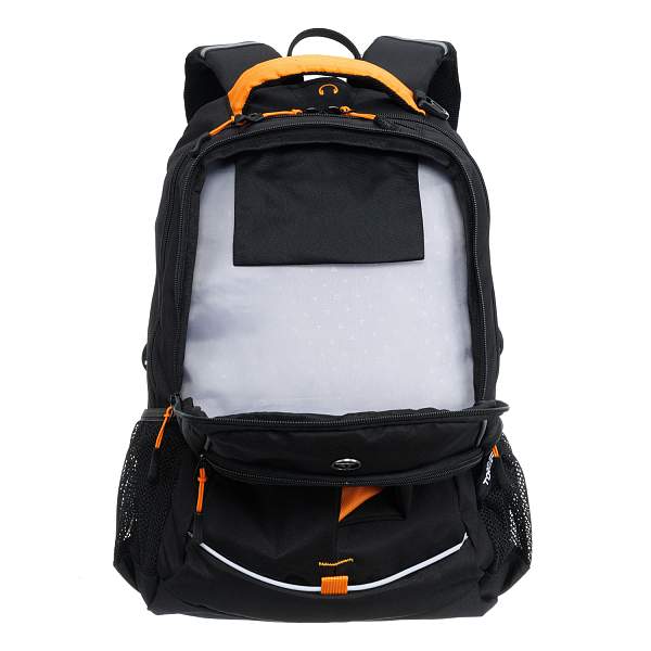 Рюкзак TORBER ROCKIT черный/оранжевый, полиэстер/добби, 32x15x46 см, 22 л T2383B Torber, Артикул: T2383B фото №1