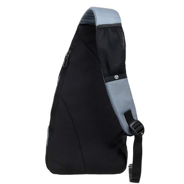 Рюкзак TORBER с одним плечевым ремнем, черный/серый, полиэстер/добби, 25x15x45 см, 7 л T2378 Torber, Артикул: T2378 фото №1