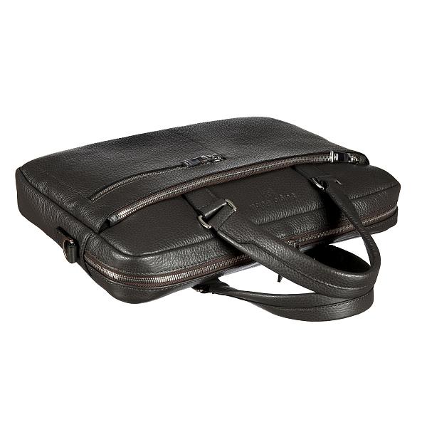 Бизнес-сумка Conti UOMO тёмно-коричневый Conti Uomo 7027 dark brown Conti Uomo, Артикул: 7027 dark brown фото №1