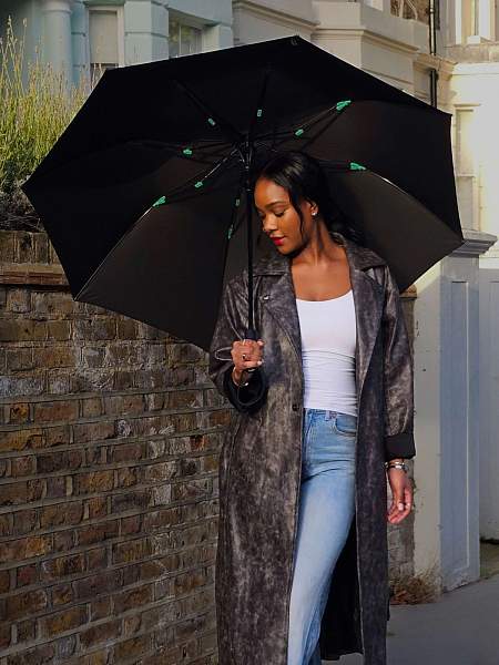 G941-01 Black (Черный) Зонт мужской полуавтомат Fulton Fulton, Артикул: G941-01 Vortex фото №1