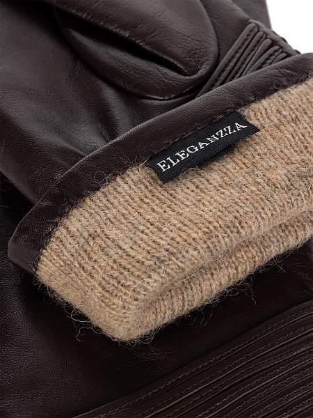 Перчатки женские 100% ш IS595 d.brown Eleganzza, Артикул: IS595-65_01-00036 фото №1