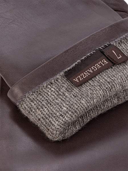 Перчатки женские ш+каш. F-IS0075 d.grey Eleganzza, Артикул: F-IS0075-7_01-000052 фото №1