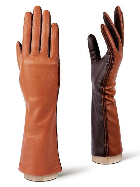 Перчатки женские ш/п F-IS0065 cork/d.brown Eleganzza, Артикул: F-IS0065-65_01-00005 фото №1
