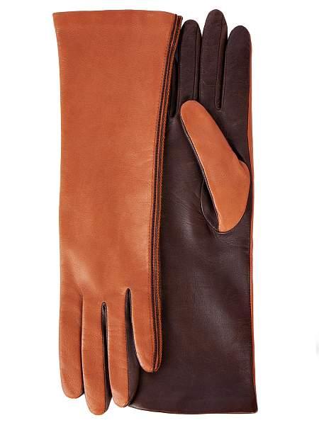 Перчатки женские ш/п F-IS0065 cork/d.brown Eleganzza, Артикул: F-IS0065-65_01-00005 фото №1