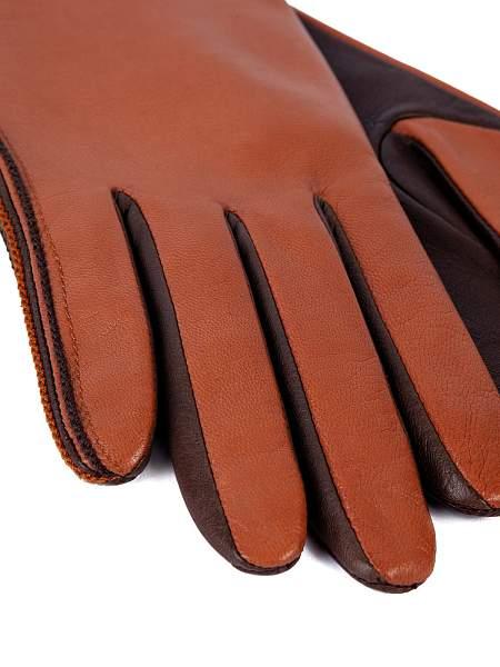 Перчатки женские ш/п F-IS0065 cork/d.brown Eleganzza, Артикул: F-IS0065-65_01-00005 фото №1