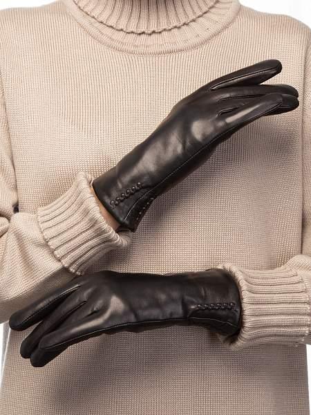 Перчатки женские н/м ягн IS0424 black Eleganzza, Артикул: IS0424-65_00116894 фото №1