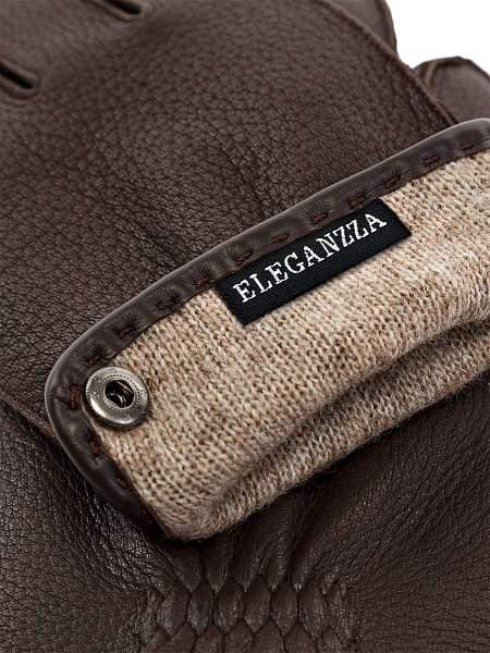 Перчатки мужские 100% ш HS640 brown Eleganzza, Артикул: HS640-9_00109626 фото №1