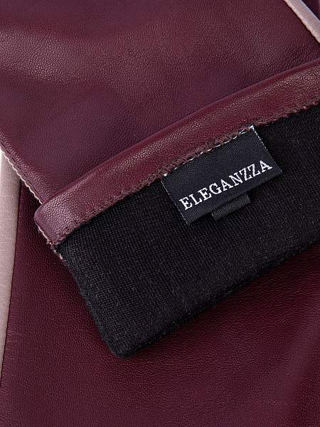 Перчатки женские ш/п F-IS0065 latte/black Eleganzza, Артикул: F-IS0065-65_01-00029 фото №1