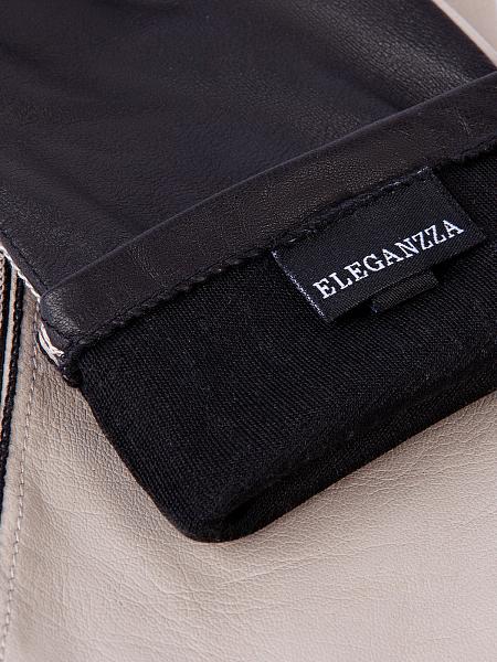 Перчатки женские ш/п F-IS0065 latte/black Eleganzza, Артикул: F-IS0065-75_01-00029 фото №1