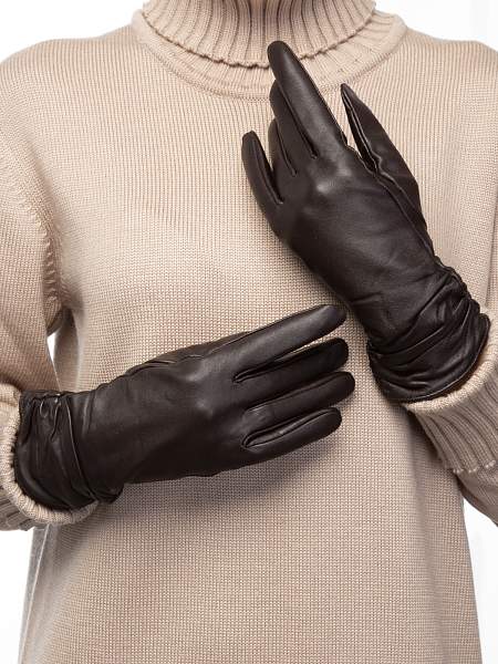 Перчатки жен п/ш LB-8228 black Labbra, Артикул: LB-8228-7_01-000093 фото №1