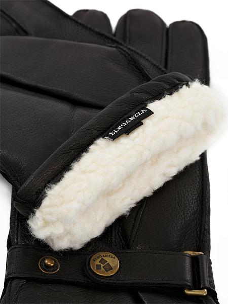 Перчатки мужские н/м ягн OS620 black Eleganzza, Артикул: OS620-10_01-00004 фото №1