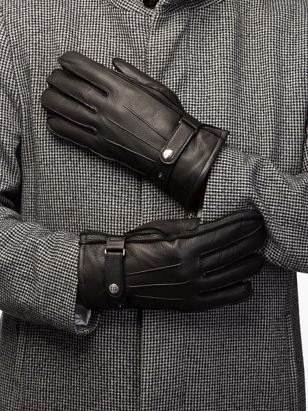Перчатки мужские н/м ягн OS620 black Eleganzza, Артикул: OS620-10_01-00004 фото №1
