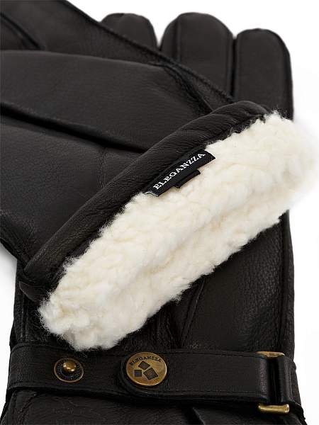Перчатки мужские н/м ягн OS620 black Eleganzza, Артикул: OS620-95_01-00004 фото №1
