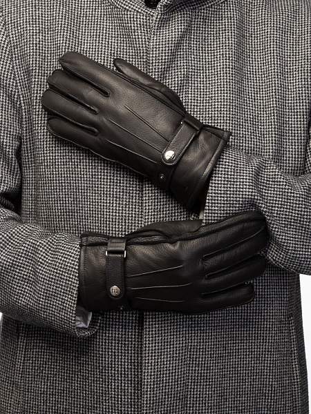 Перчатки мужские н/м ягн OS620 black Eleganzza, Артикул: OS620-95_01-00004 фото №1