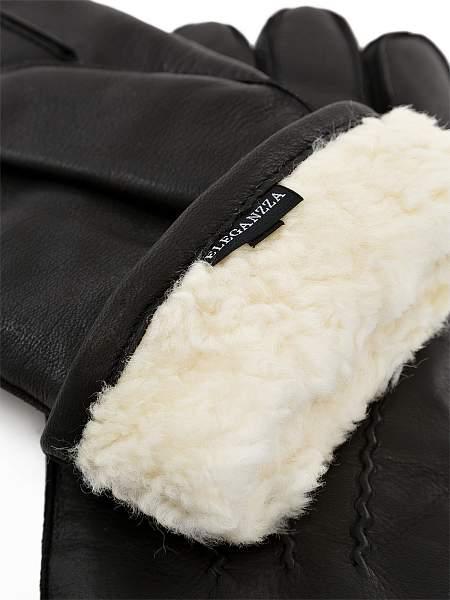 Перчатки мужские н/м ягн OS627 black Eleganzza, Артикул: OS627-9_01-000044 фото №1