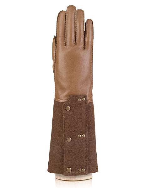 Перчатки женские ш+каш. F-HS0097 taupe/brown Eleganzza, Артикул: F-HS0097-65_01-00010 фото №1