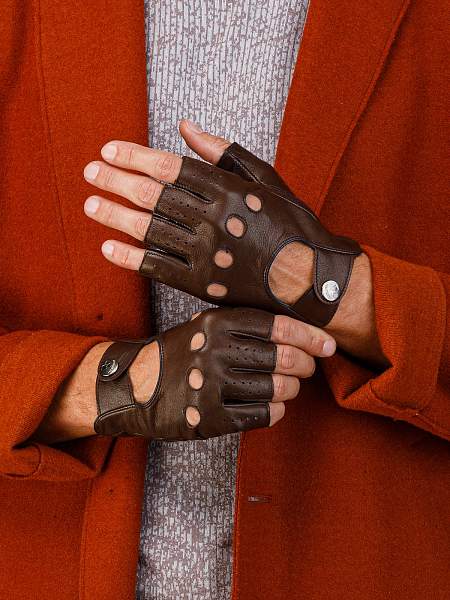 Перчатки мужские б/п HP01113 black/red Eleganzza, Артикул: HP01113-85_01-00030 фото №1