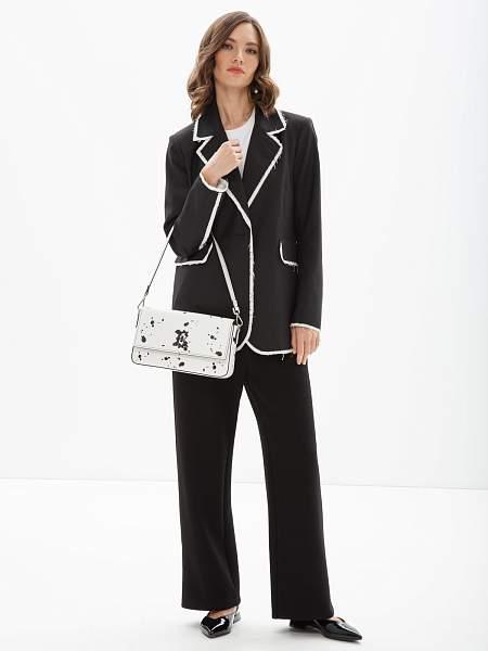 Сумка ELEGANZZA ZQ76-2251 white/black Eleganzza, Артикул: ZQ76-2251-01-00048416 фото №1