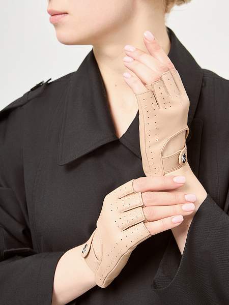 Перчатки жен ш/п LB-1005 beige powder Labbra, Артикул: LB-1005-65_01-00048 фото №1