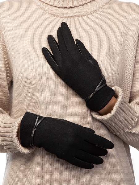 Перчатки женские 100% ш TOUCH IS0150 black Eleganzza, Артикул: TOUCH IS0150-65_01-00027 фото №1