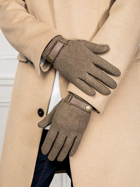 Перчатки мужские 100% ш TOUCH IS0161 black Eleganzza, Артикул: TOUCH IS0161-8_01-000274 фото №1