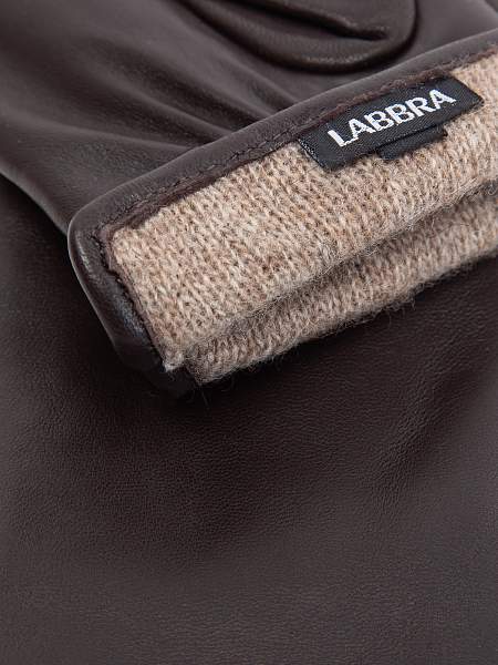 Перчатки жен п/ш LB-0190 d.brown Labbra, Артикул: LB-0190-8_01-000232 фото №1