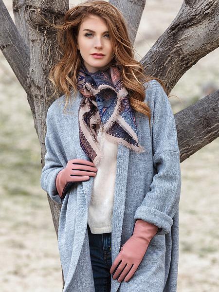 Перчатки женские ш/п F-IS0065 cork/olive Eleganzza, Артикул: F-IS0065-65_01-00015 фото №1