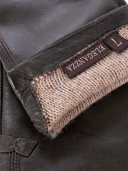 Перчатки женские ш+каш. F-IS0086 d.olive Eleganzza, Артикул: F-IS0086-7_01-000156 фото №1