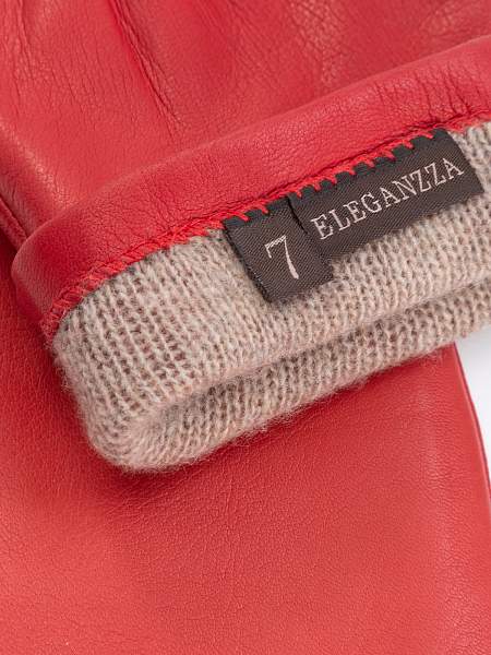 Перчатки женские ш+каш. F-IS5800 cognac Eleganzza, Артикул: F-IS5800-65_01-00015 фото №1