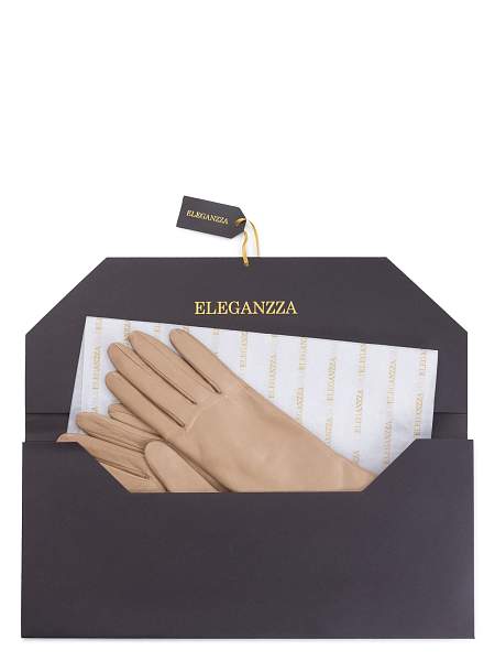 Перчатки женские ш+каш. F-IS5800 cognac Eleganzza, Артикул: F-IS5800-7_01-000156 фото №1