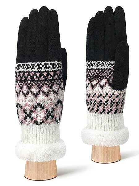 Пеpчатки Китай W47 bordo/navy Modo Gru, Артикул: W47-L_01-000373 фото №1