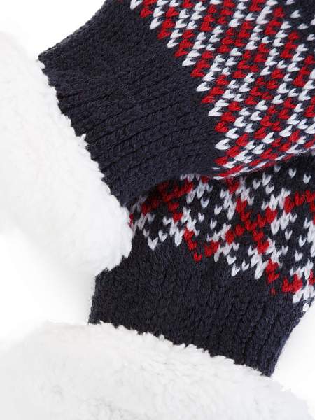 Пеpчатки Китай W47 bordo/navy Modo Gru, Артикул: W47-S_01-000373 фото №1