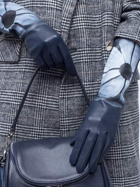 Перчатки женские ш/п F-IS0030 d.blue Eleganzza, Артикул: F-IS0030-7_01-000264 фото №1