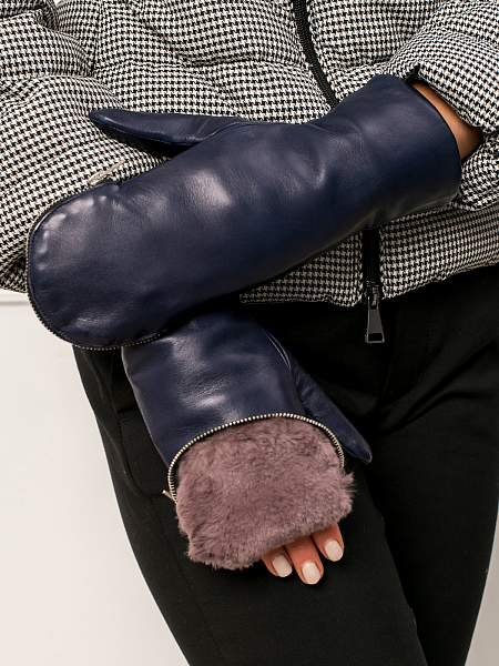 Рукавицы женские н/м крол IS129 black Eleganzza, Артикул: IS129-65_01-00028 фото №1