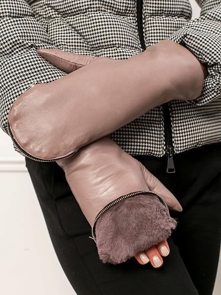 Рукавицы женские н/м крол IS129 black Eleganzza, Артикул: IS129-7_01-000286 фото №1