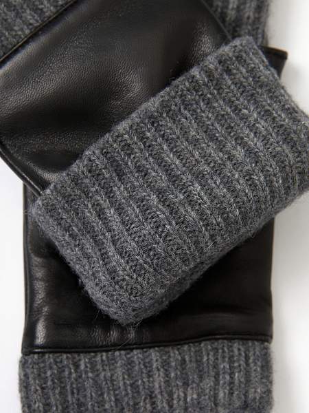 Перчатки жен п/ш LB-0505 black/d.grey Labbra, Артикул: LB-0505-65_01-00028 фото №1