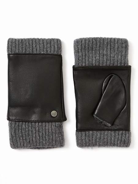 Перчатки жен п/ш LB-0505 black/d.grey Labbra, Артикул: LB-0505-75_01-00028 фото №1