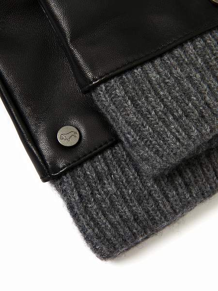 Перчатки жен п/ш LB-0505 black/d.grey Labbra, Артикул: LB-0505-75_01-00028 фото №1