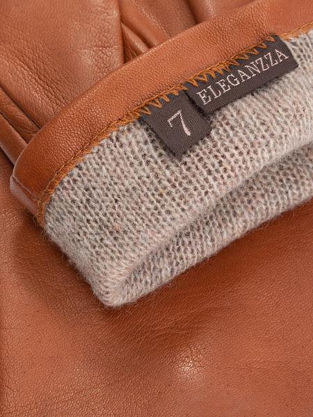 Перчатки женские ш+каш. F-IS5500 cognac Eleganzza, Артикул: F-IS5500-75_01-00012 фото №1