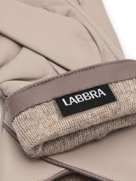 Перчатки жен п/ш LB-2407 black/grey beige Labbra, Артикул: LB-2407-65_01-00051 фото №1